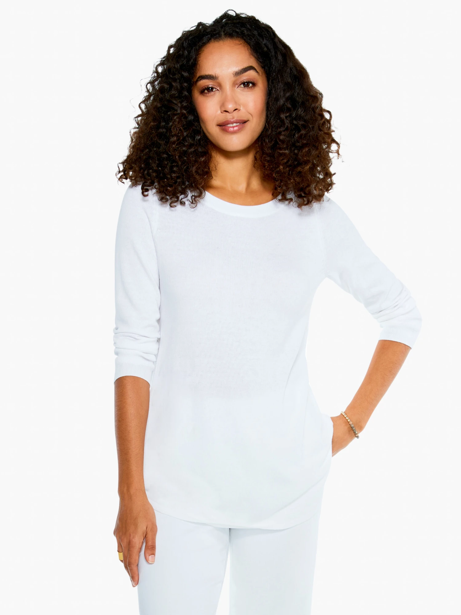 Vital Boatneck Sweater PAPER WHITE 4 Vital Boatneck Sweater PAPER WHITE - Image 2