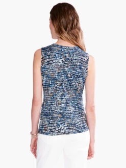 Water Drops Tank BLUE MULTI -Varley Shop S231063BLTPRODUCT 03