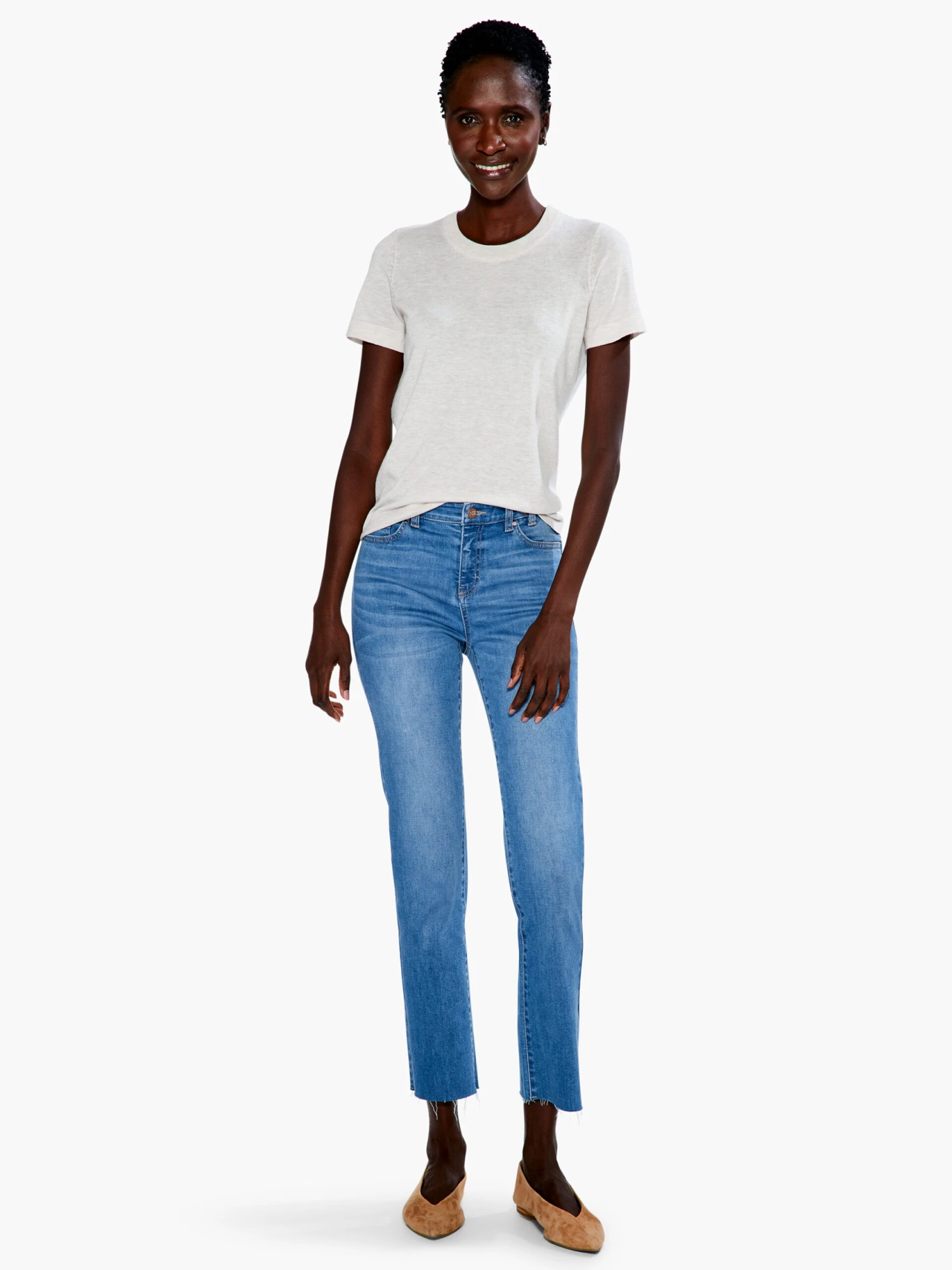 Crew Neck Short Sleeve Sweater Tee 6 Crew Neck Short Sleeve Sweater Tee - Image 4