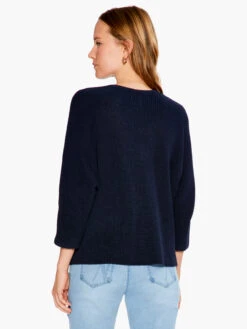 Relaxed Shaker Knit Sweater DARK INDIGO -Varley Shop S231123DIDPRODUCT 03