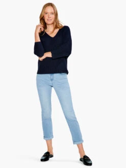 Relaxed Shaker Knit Sweater DARK INDIGO -Varley Shop S231123DIDPRODUCT 04