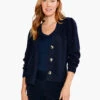 Shaker Knit Cardigan DARK INDIGO 2 Shaker Knit Cardigan DARK INDIGO -Varley Shop S231136DIDPRODUCT 01