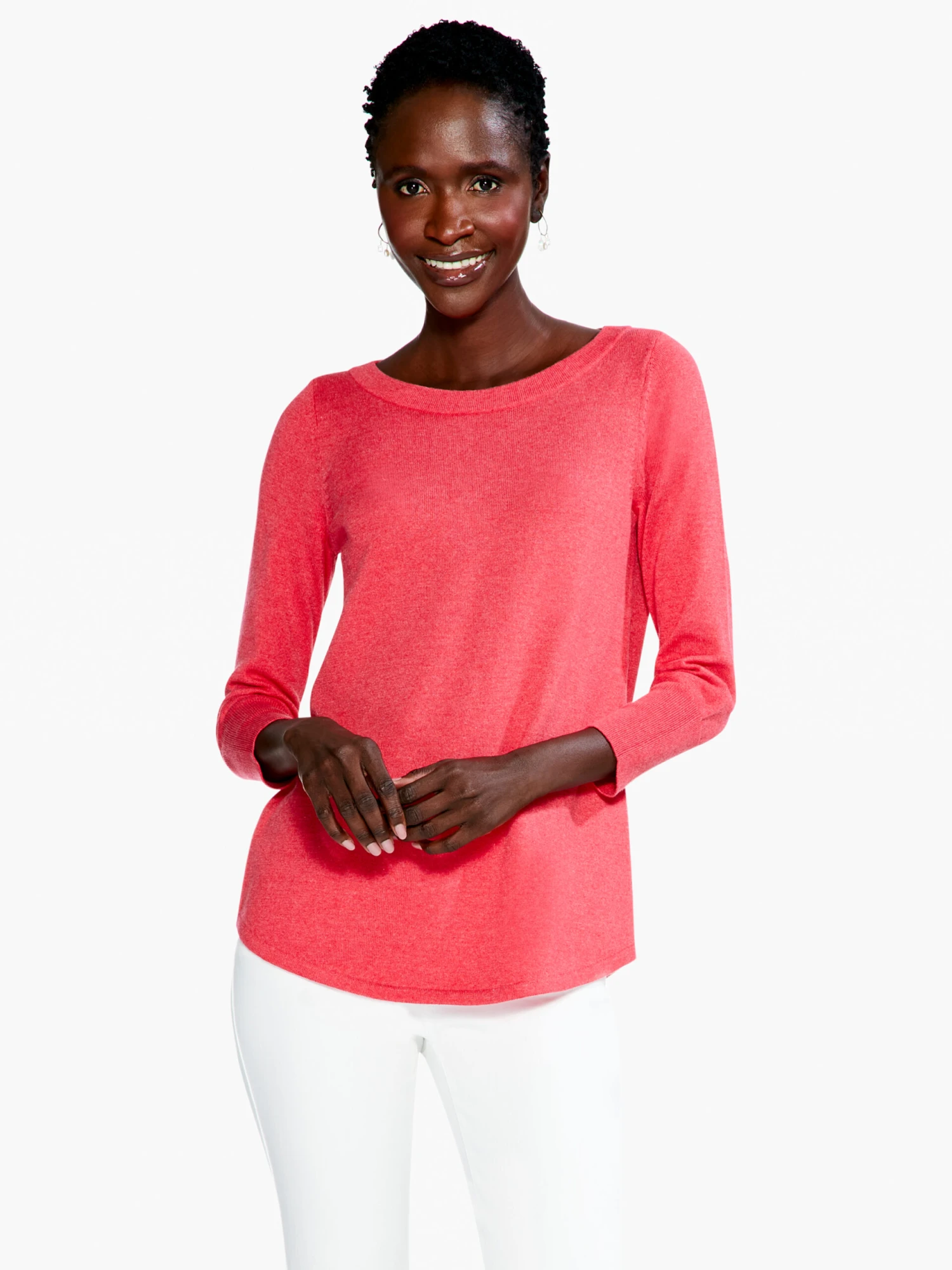 Vital Boatneck Sweater PARADISE PINK 3 Vital Boatneck Sweater PARADISE PINK