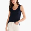 Shaker Knit Tank DARK INDIGO -Varley Shop S231168DIDPRODUCT 01