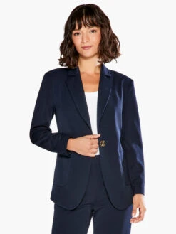 Work It Blazer DARK INDIGO