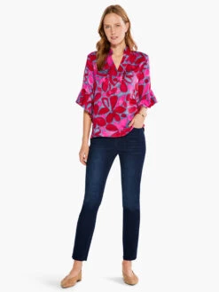 Happy Splash Top PINK MULTI 9 Happy Splash Top PINK MULTI -Varley Shop S231613PKMPRODUCT 04