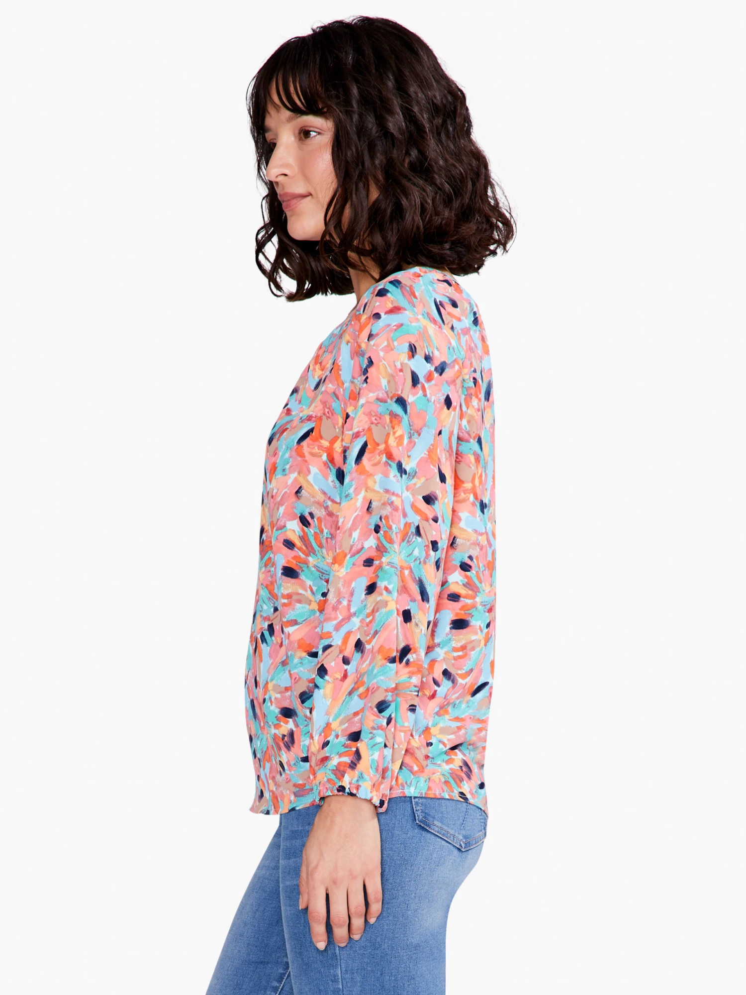 Punchy Petals Top ORANGE MULTI 4 Punchy Petals Top ORANGE MULTI - Image 2