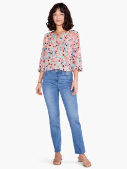 Punchy Petals Top ORANGE MULTI 9 Punchy Petals Top ORANGE MULTI -Varley Shop S231620ORMPRODUCT 04