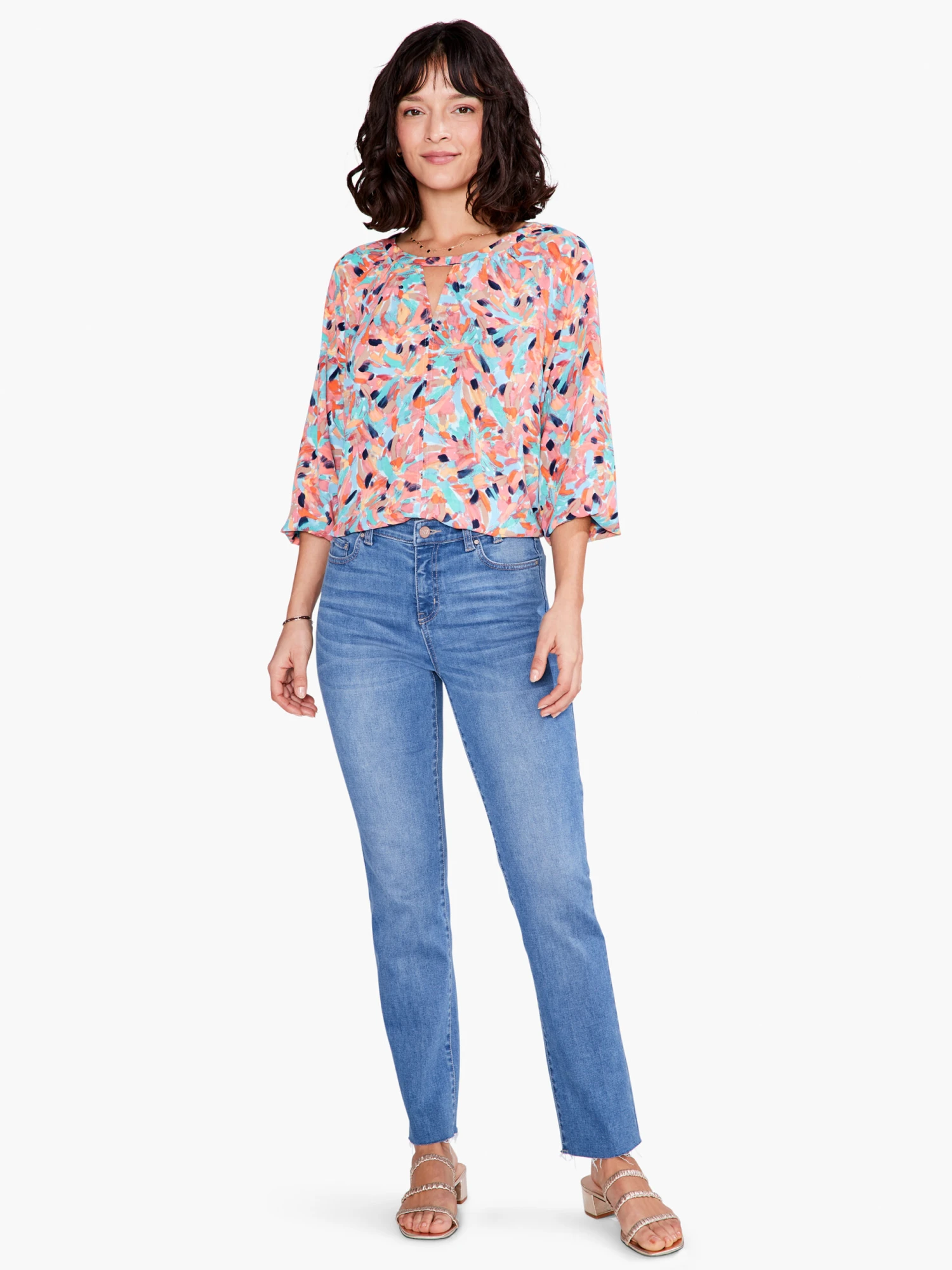 Punchy Petals Top ORANGE MULTI 6 Punchy Petals Top ORANGE MULTI - Image 4