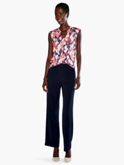 Floral Ikat Live In Tank BLUE MULTI -Varley Shop S231624BLTPRODUCT 04