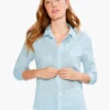 Crinkle Shirt MIST 1 Crinkle Shirt MIST -Varley Shop S231636MSTPRODUCT 01