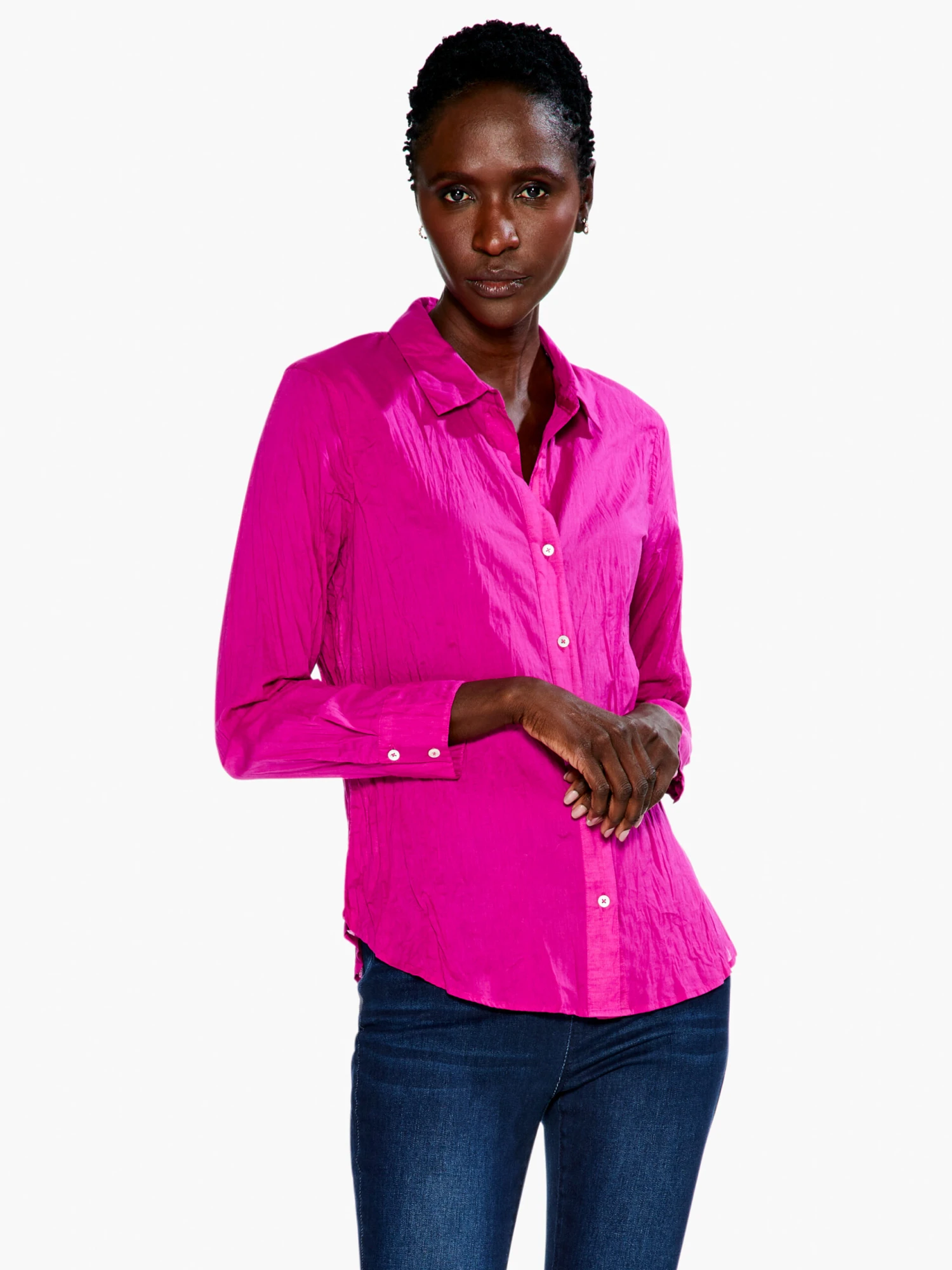 Crinkle Shirt ORCHID PETAL 3 Crinkle Shirt ORCHID PETAL