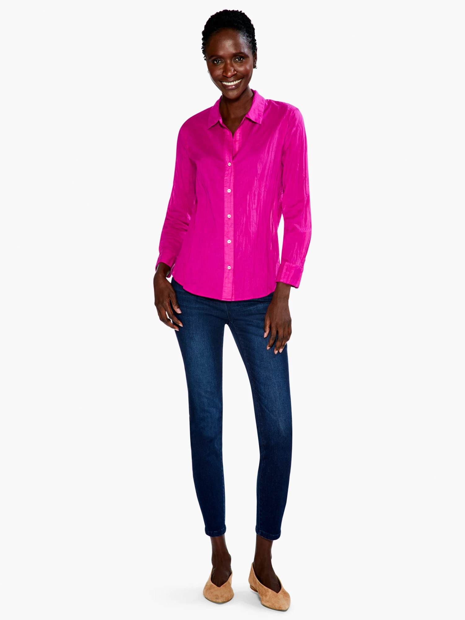 Crinkle Shirt ORCHID PETAL 6 Crinkle Shirt ORCHID PETAL - Image 4