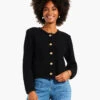 Gilded Texture Sweater Jacket 1 Gilded Texture Sweater Jacket -Varley Shop W231119BLXPRODUCT 01