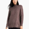 Textured Tunic Sweater IRON -Varley Shop W231140IRNPRODUCT 01
