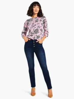 Petal Dot Femme Sleeve Sweater PINK MULTI -Varley Shop W231146PKMPRODUCT 04
