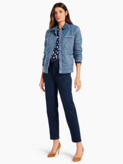 Many Moons Femme Sleeve Sweater BLUE MULTI -Varley Shop W231172BLTPRODUCT 04