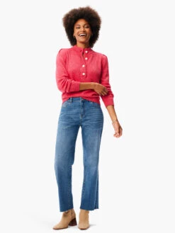 Button Henley Sweater PINK MIX -Varley Shop W231173RPIMPRODUCT 04