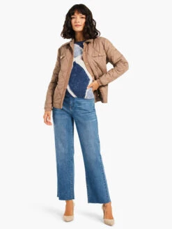 Printed Tiles Femme Sleeve Sweater BLUE MULTI -Varley Shop W231176BLTPRODUCT 04