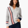 Fairisle Stitch Sweater GREY MULTI -Varley Shop W231180RGMIPRODUCT 01