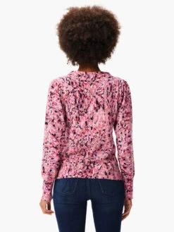 Blurred Geo Print Sweater PINK MULTI -Varley Shop W231182RPKMPRODUCT 03