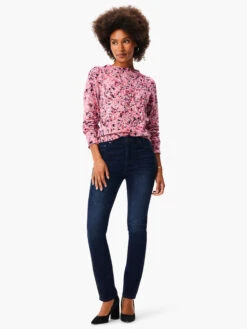 Blurred Geo Print Sweater PINK MULTI -Varley Shop W231182RPKMPRODUCT 04