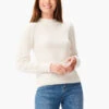 Waffle Stitch Sweater CREAM -Varley Shop W231190 CRM PRODUCT 01