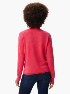Ruffled Up Cashmere Turtleneck Sweater PINK MULTI 10 Ruffled Up Cashmere Turtleneck Sweater PINK MULTI -Varley Shop W231192RPKMPRODUCT 03