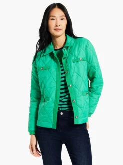 Striped Femme Sleeve Sweater GREEN MULTI -Varley Shop W231198GRIPRODUCT 04