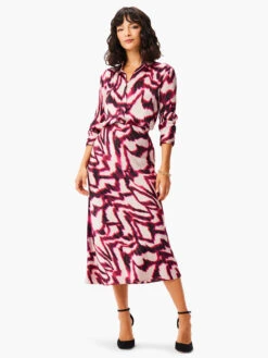 Blurred Ikat Shirt PINK MULTI -Varley Shop W231658RPKMPRODUCT 04